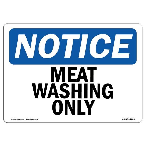 Safety Sign, OSHA Notice, 3.5